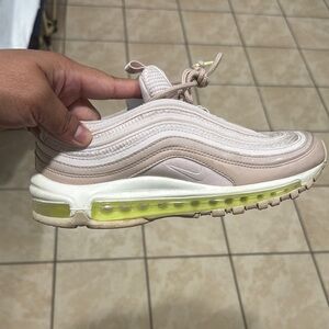 Nike Women's Air Max 97 in Beige and White